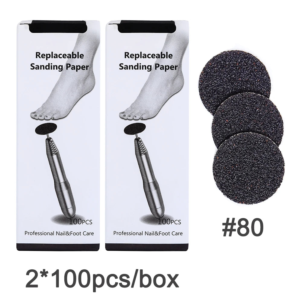 Sandpaper wheel for foot filer