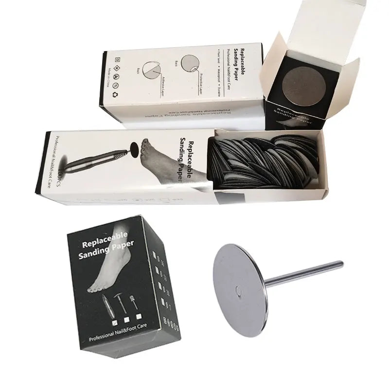 Sandpaper wheel for foot filer