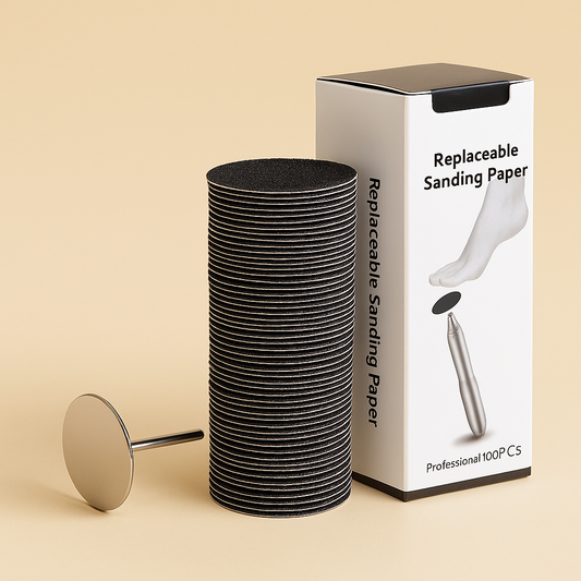 Sandpaper wheel for foot filer