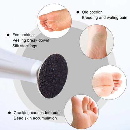 Sandpaper wheel for foot filer