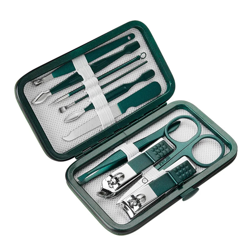 Alurette Pedicure Sets Nail Clipper With Portable Case