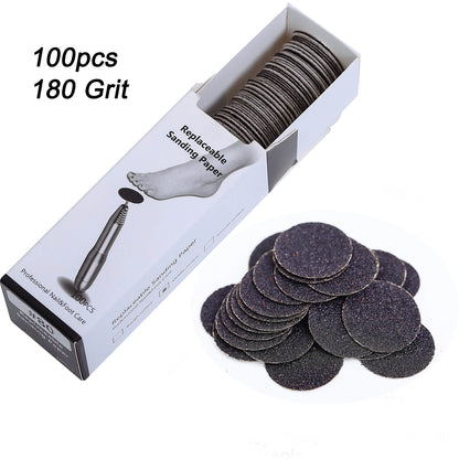 Sandpaper wheel for foot filer