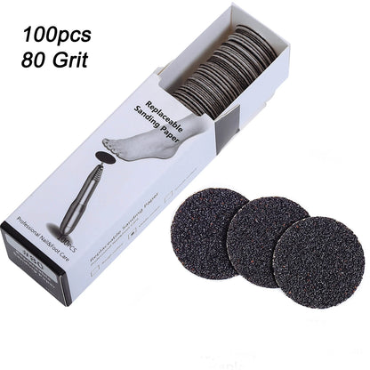 Sandpaper wheel for foot filer